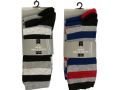 Mens 3 Pair Stripe Ankle Socks, Assorted Colours Picked At Random Part No.TEX2028