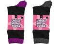 Ladies 2 Pair Lurex Socks, Assorted Colours Picked At Random Part No.TEX4386