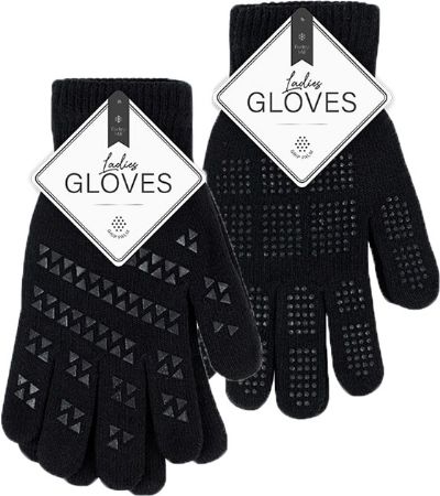 Farley Mill Ladies Gripper Gloves, Assorted Picked At Random