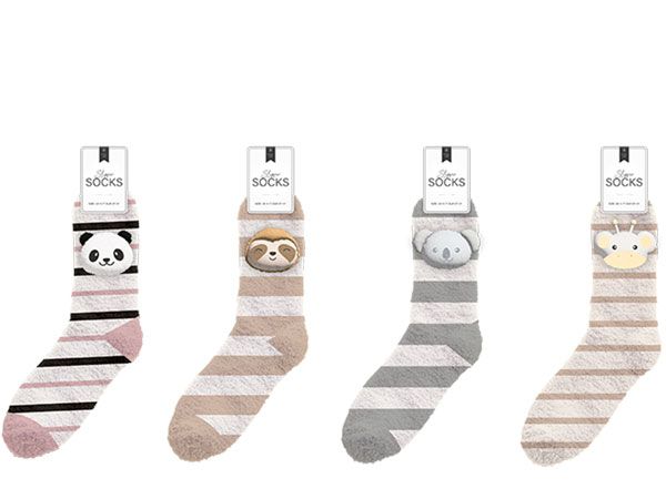 Farley Mill Cozy Slipper Socks, Assorted Picked At Random